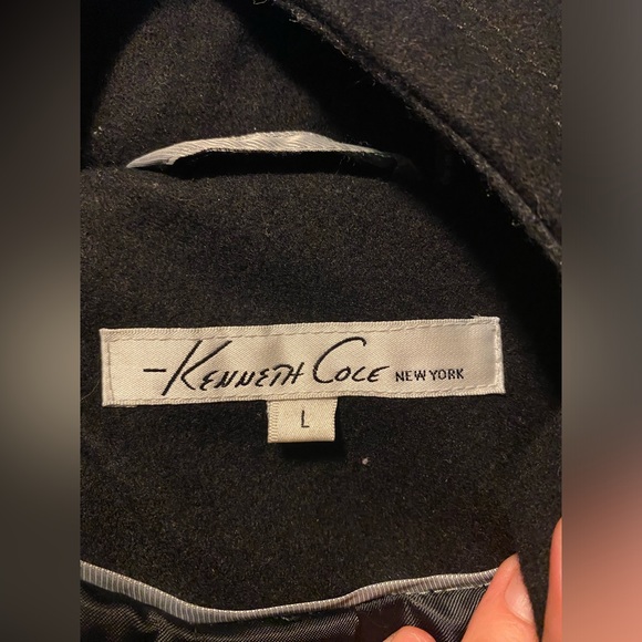 Kenneth Cole woman’s wool blend hooded coat large - Picture 11 of 11